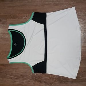 (XL) T by Talbots Activewear Athleisure Golf Color Block Athletic Workout